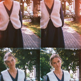 BIEL wrap-front linen dress