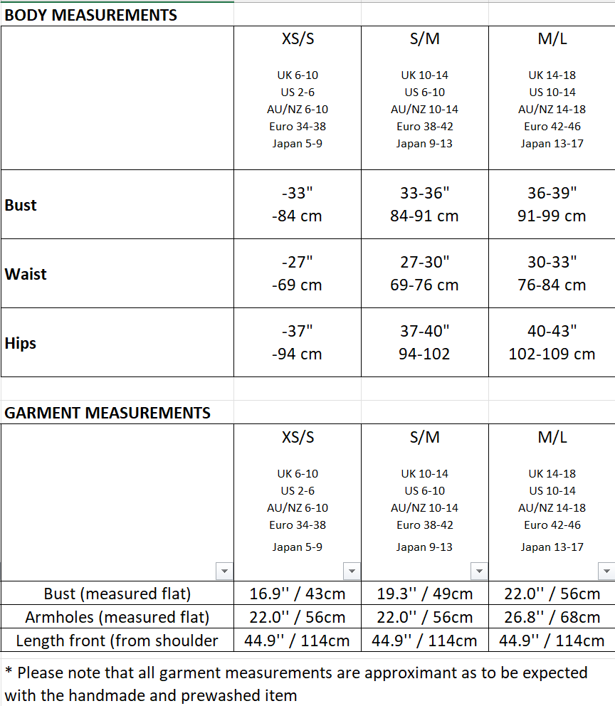 Size guide