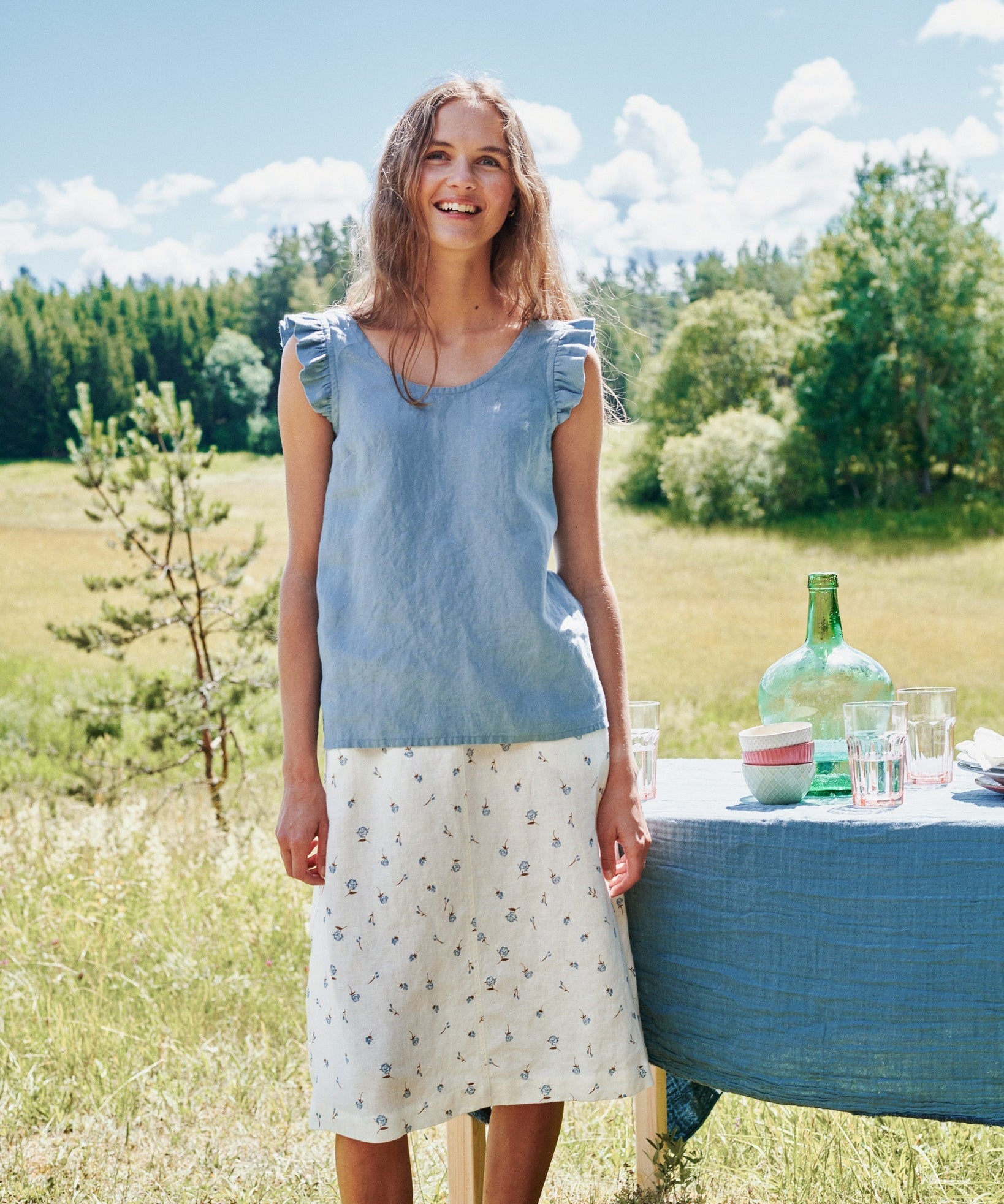 VARENNA linen top - notPERFECTLINEN