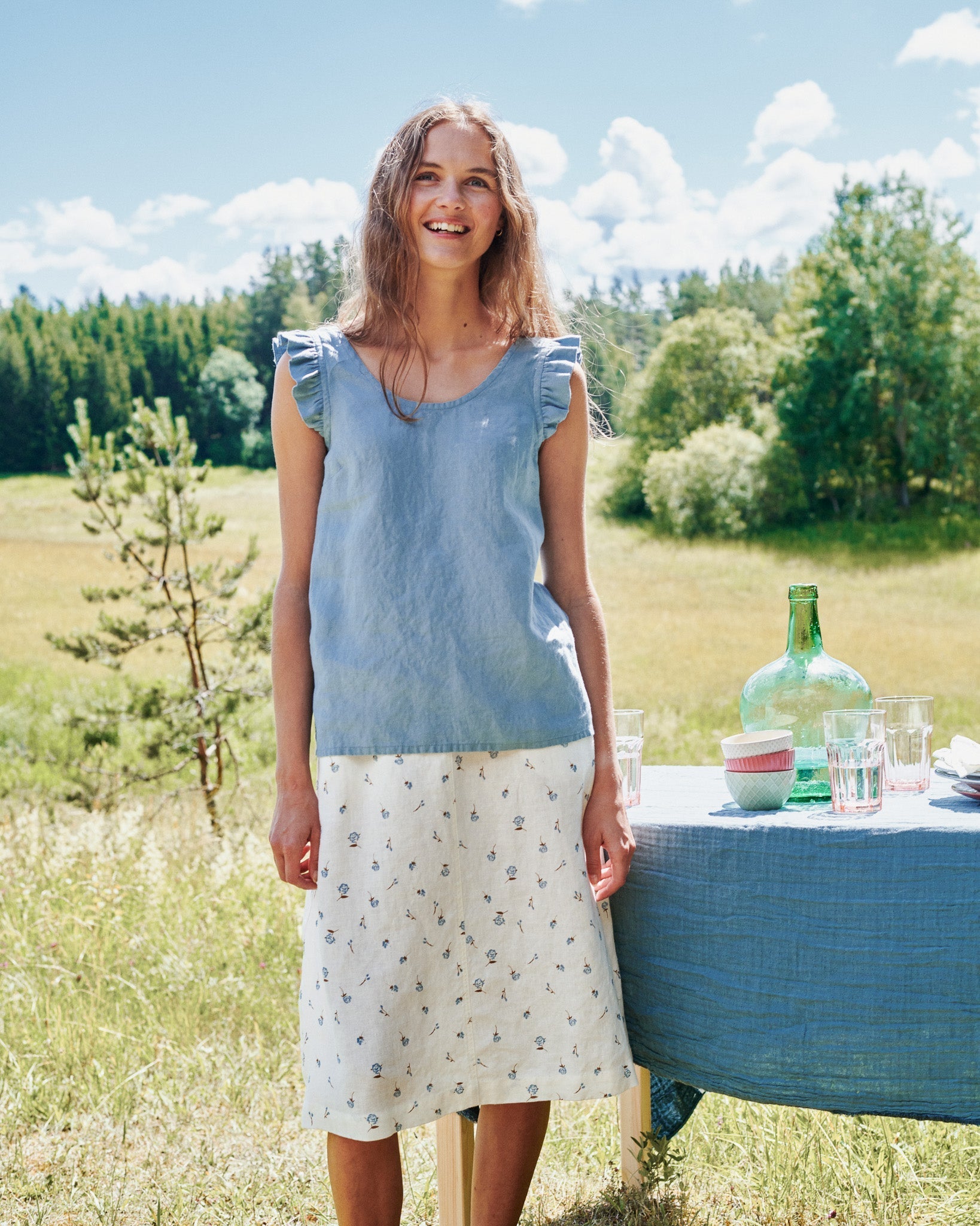 VARENNA linen top - notPERFECTLINEN