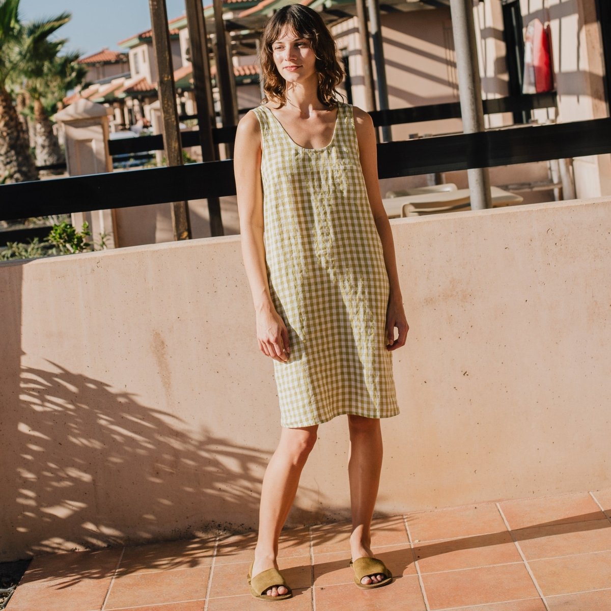 SICILY basic linen dress - notPERFECTLINEN