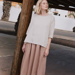 OIA gathered linen skirt - notPERFECTLINEN