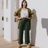 SARAH fit and flare pants - notPERFECTLINEN