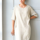 SEUL maxi linen tunic - notPERFECTLINEN