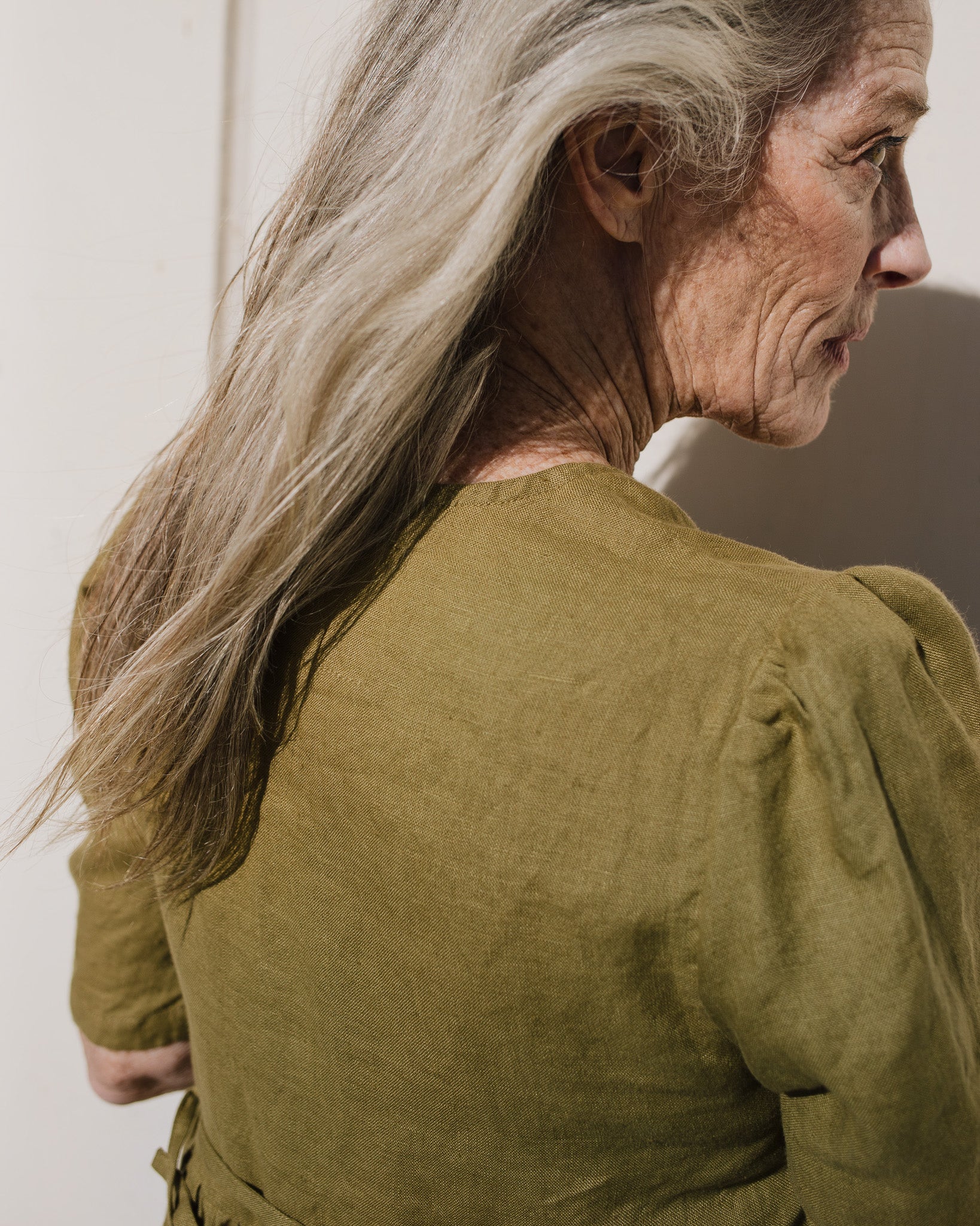 RONDA button down linen dress - notPERFECTLINEN