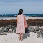 Midi SMOCK loose linen dress - notperfectlinen