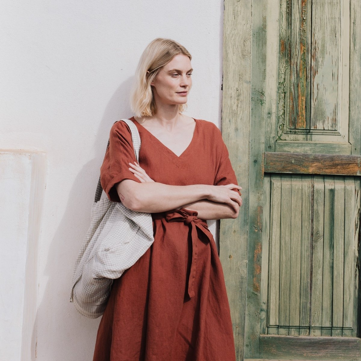 BERLIN oversized linen dress - notPERFECTLINEN