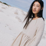 Midi EMILIE loose linen dress - notperfectlinen