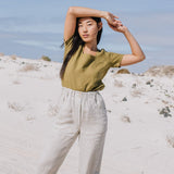 R: DOOLIN pants (Size: S/M; Color: Marsala)