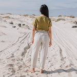 DOOLIN high-waisted linen pants - notperfectlinen