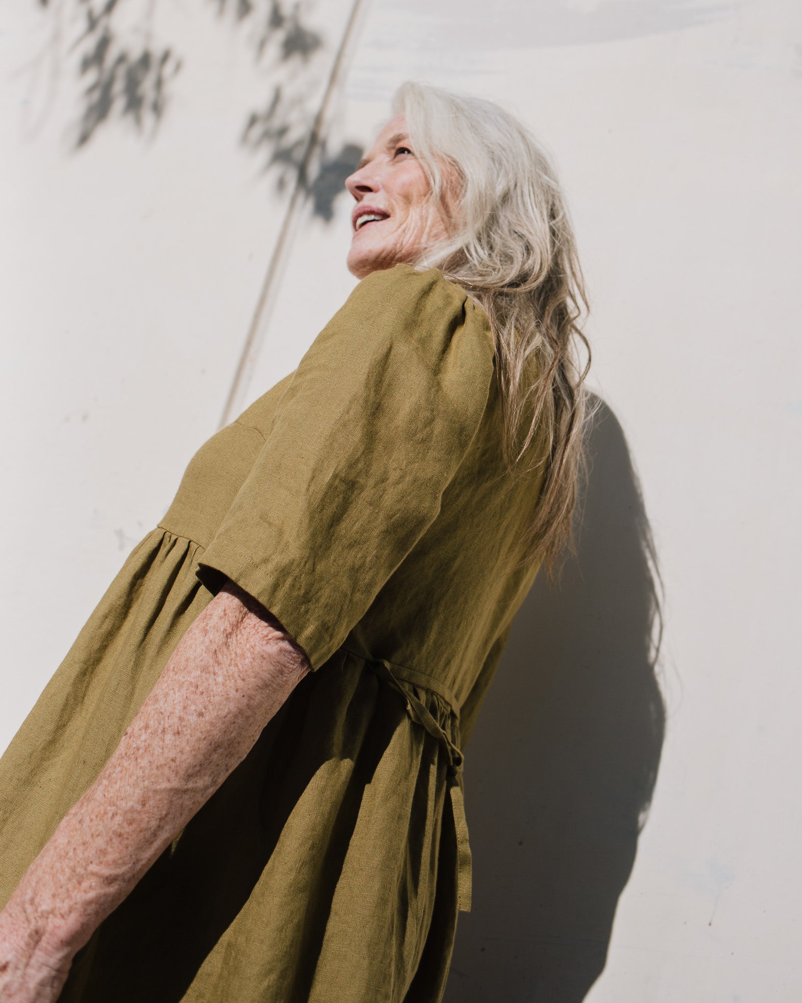 RONDA button down linen dress - notPERFECTLINEN