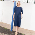 SEUL maxi linen tunic - notPERFECTLINEN