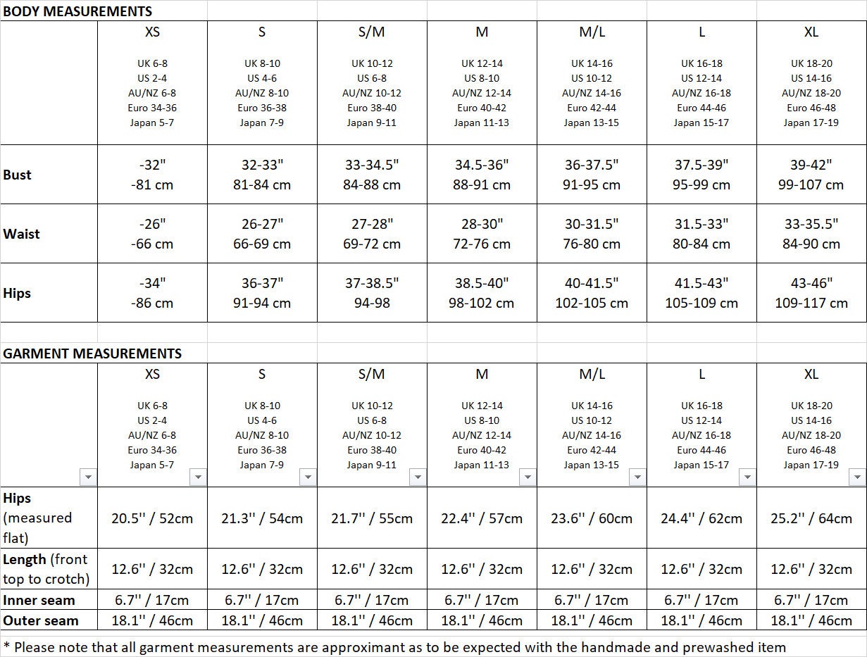 Size guide