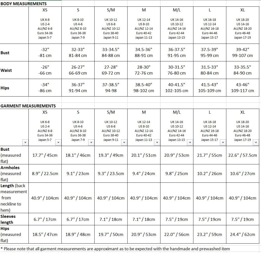Size guide
