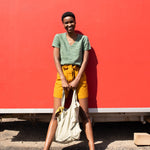 R: ANTIBES pleated linen shorts (Size: XS; Color: Chocolate) - notperfectlinen