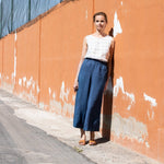 Maxi WELS wide leg linen pants - notperfectlinen