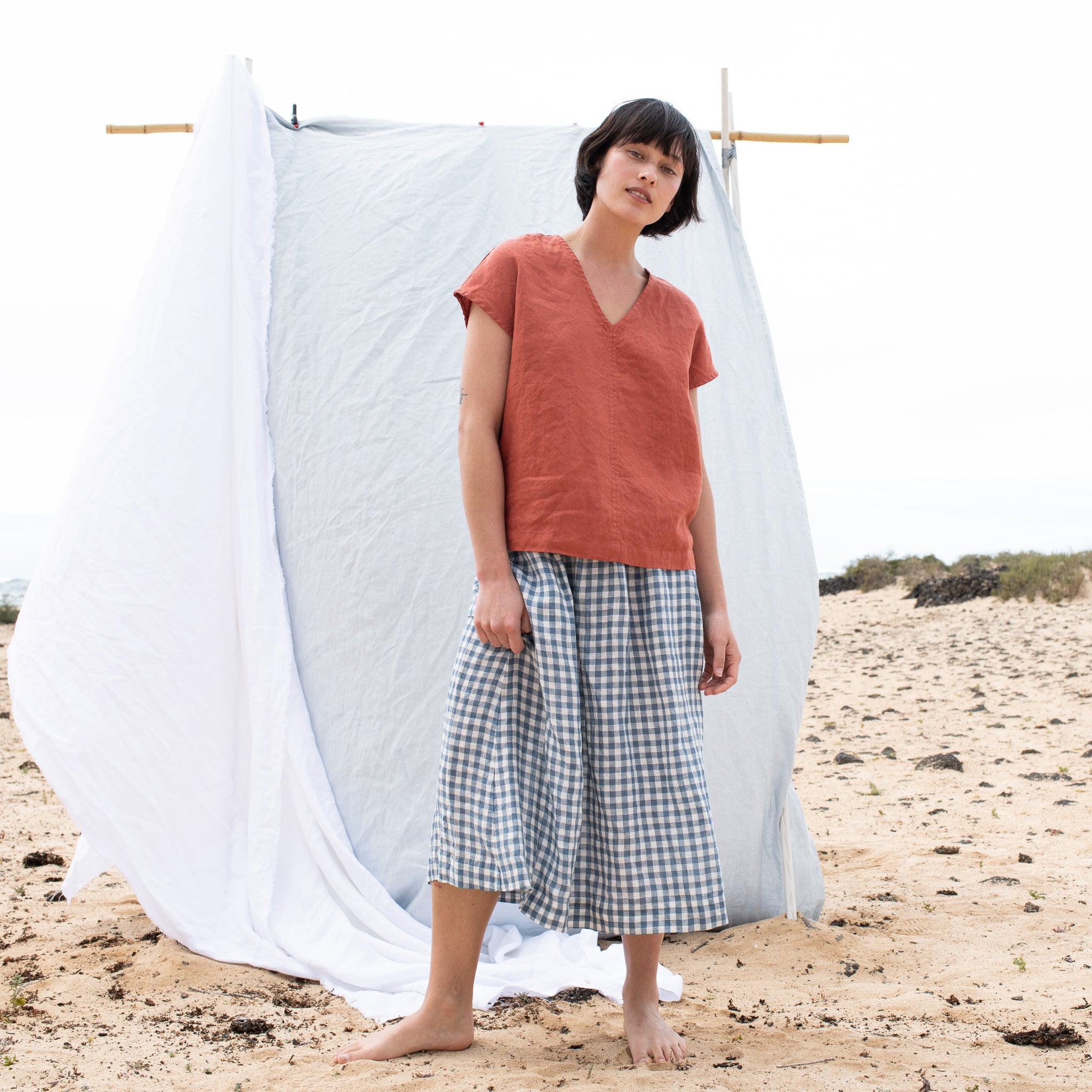 SION light weight linen skirt - notPERFECTLINEN