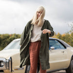 Linen coat AMSTERDAM in heavy linen/ Washed and soft linen wrap coat / Long linen jacket available in 5 heavy linen colors