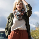 Washed linen scarf / Softened linen scarf