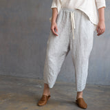 TOKYO drop crotch linen pants - notPERFECTLINEN