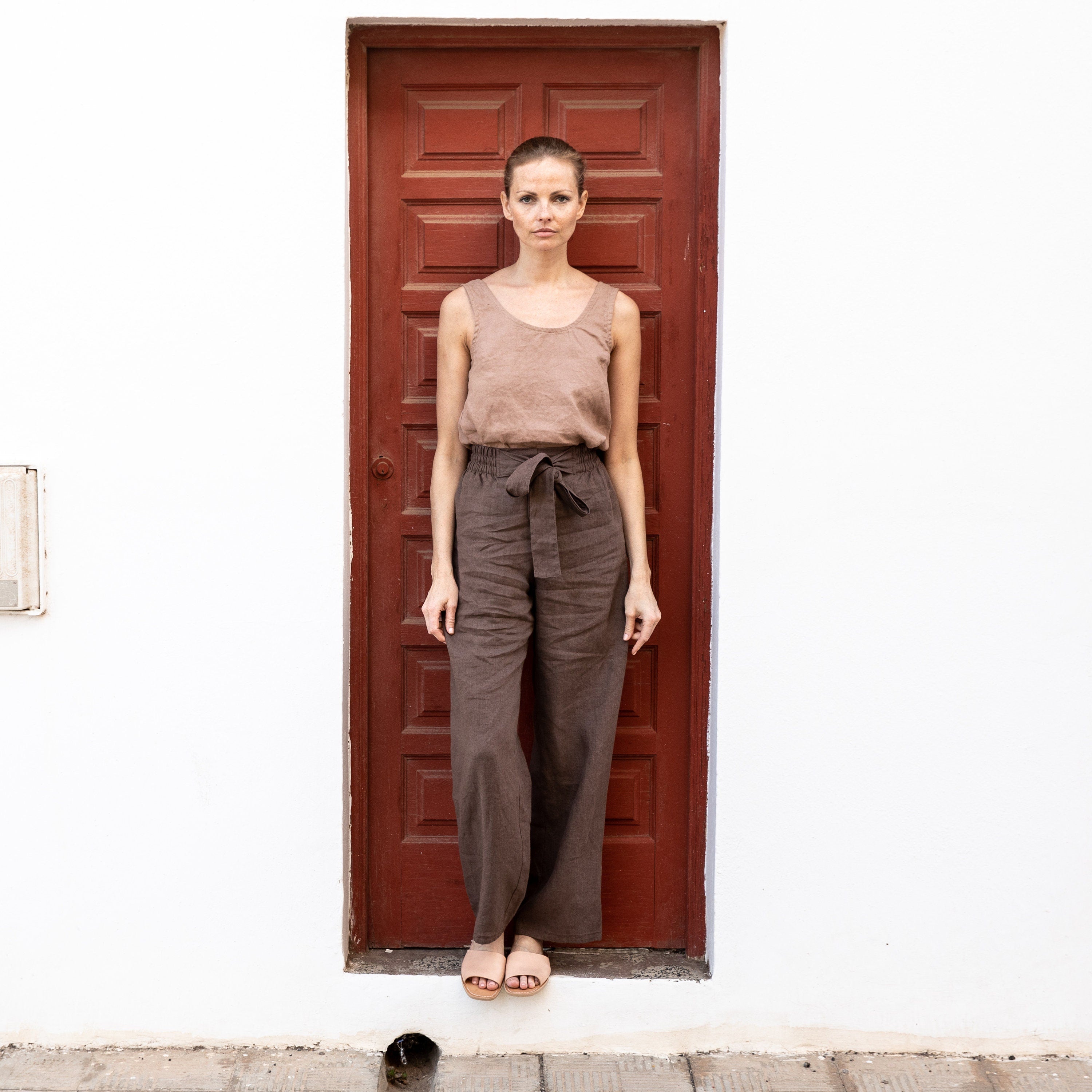 Linen Pants - GHENT Classic High-rise – notPERFECTLINEN