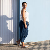 TOKYO drop crotch linen pants - notPERFECTLINEN