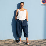 TOKYO drop crotch linen pants - notPERFECTLINEN