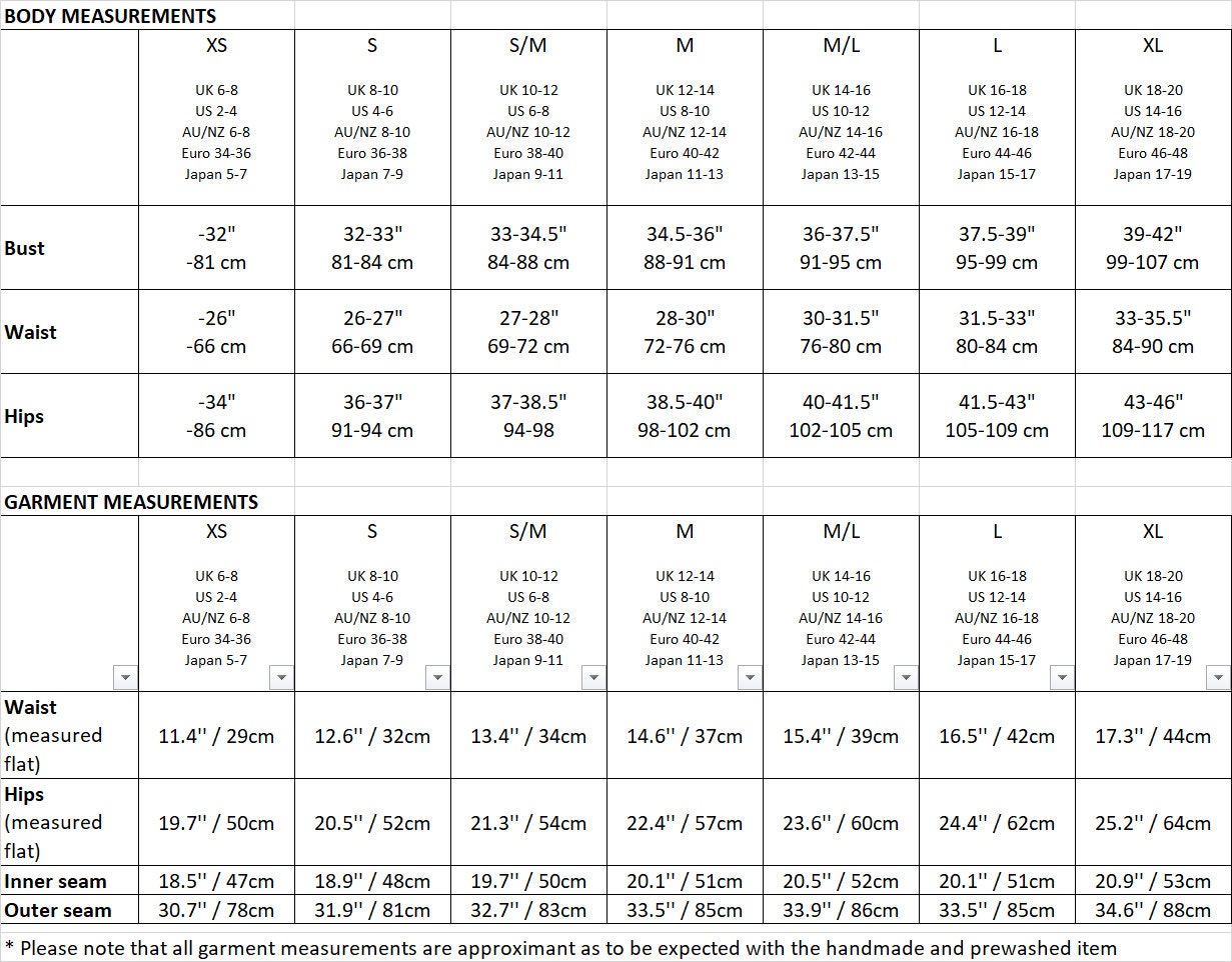 Size guide