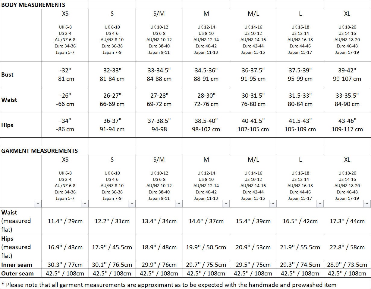 Size guide