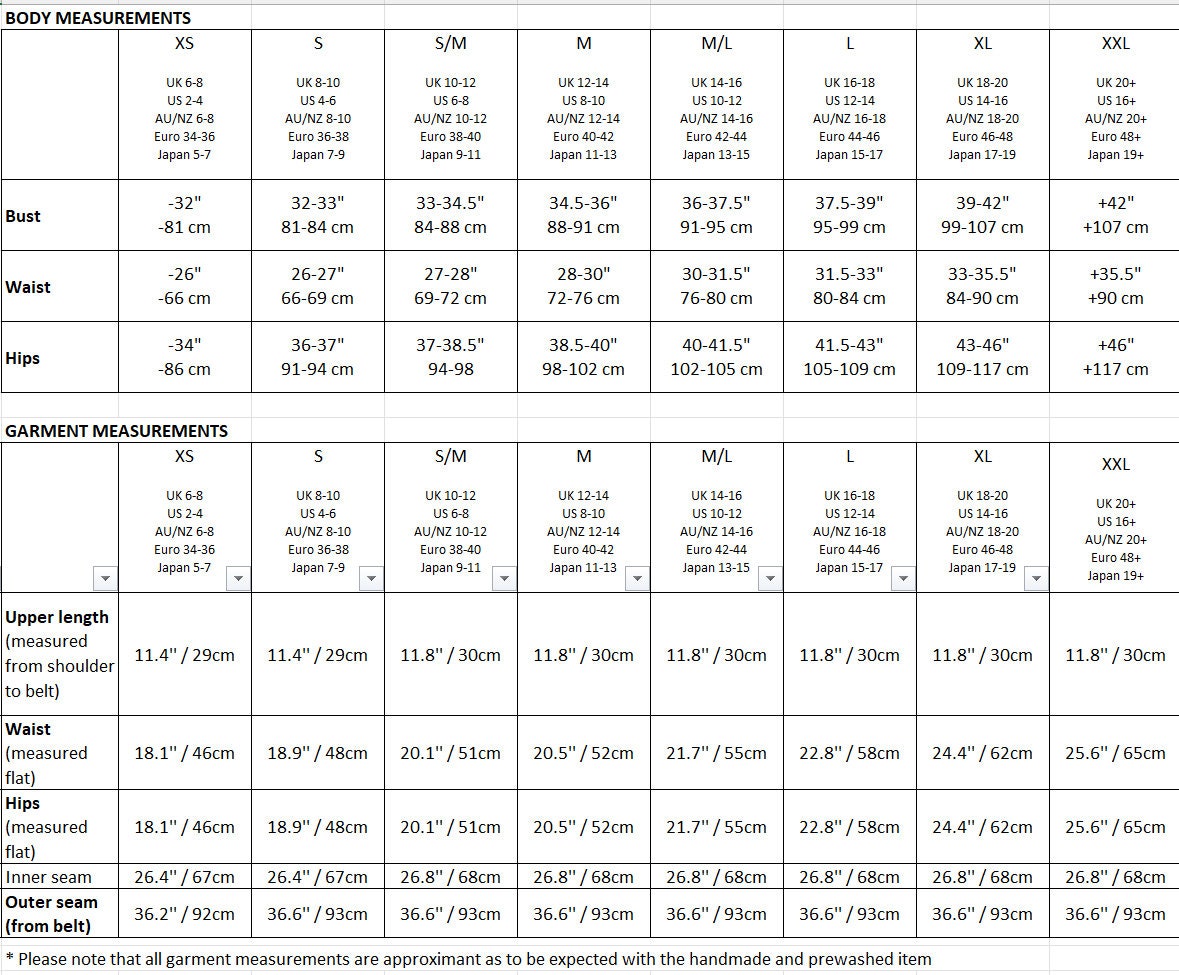 Size guide