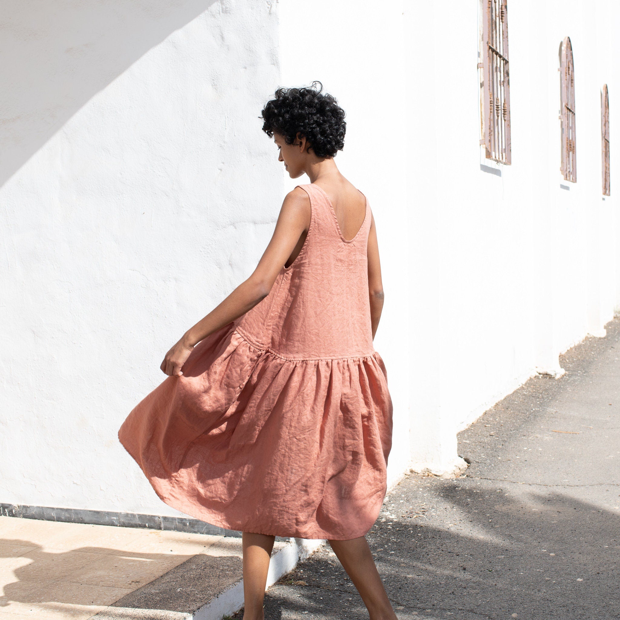 Oversized Linen Dress - VOLUME – notPERFECTLINEN
