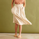 Linen skirt SION in light weight linen