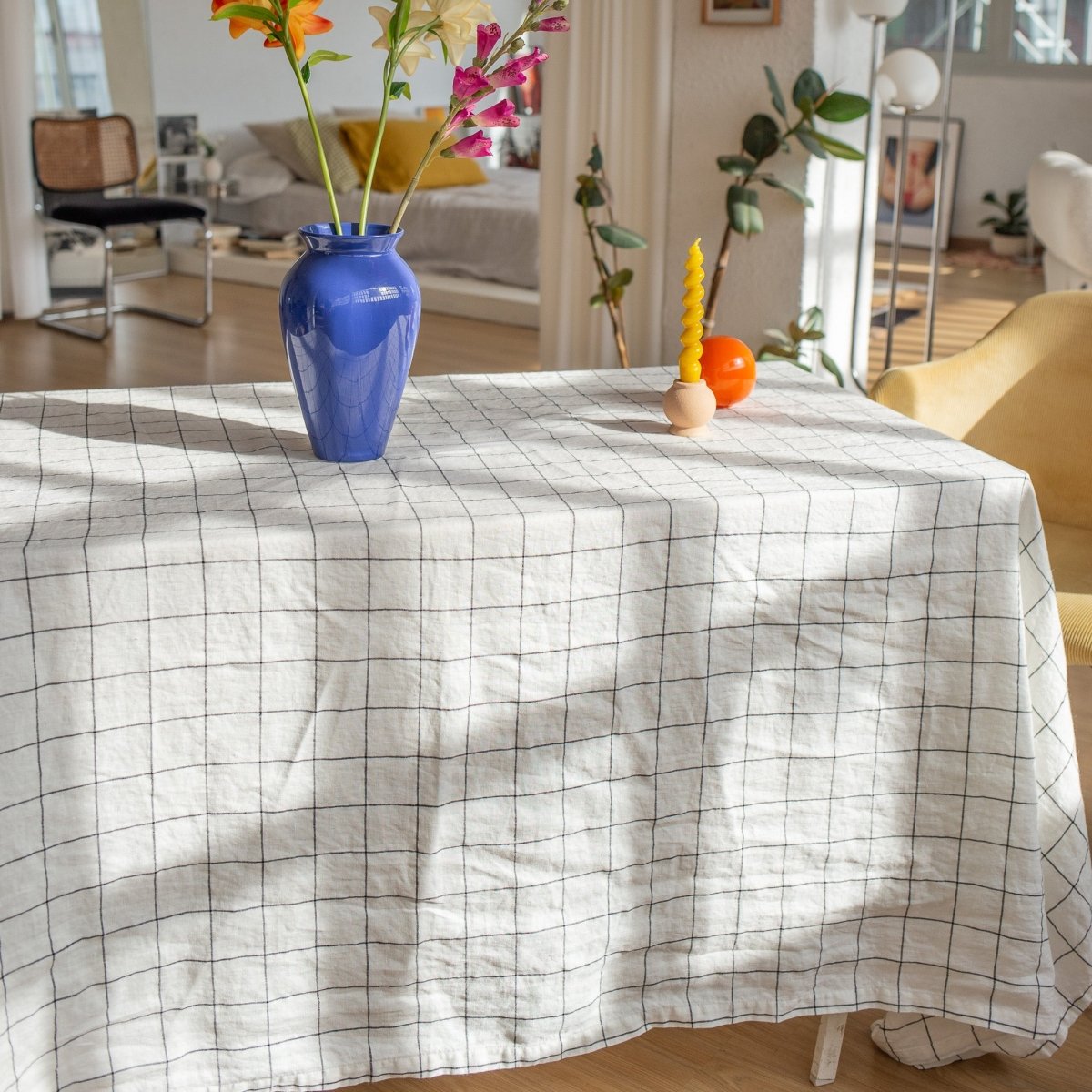 Linen tablecloth + 8 linen napkins - notPERFECTLINEN