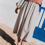 OIA gathered linen skirt - notPERFECTLINEN