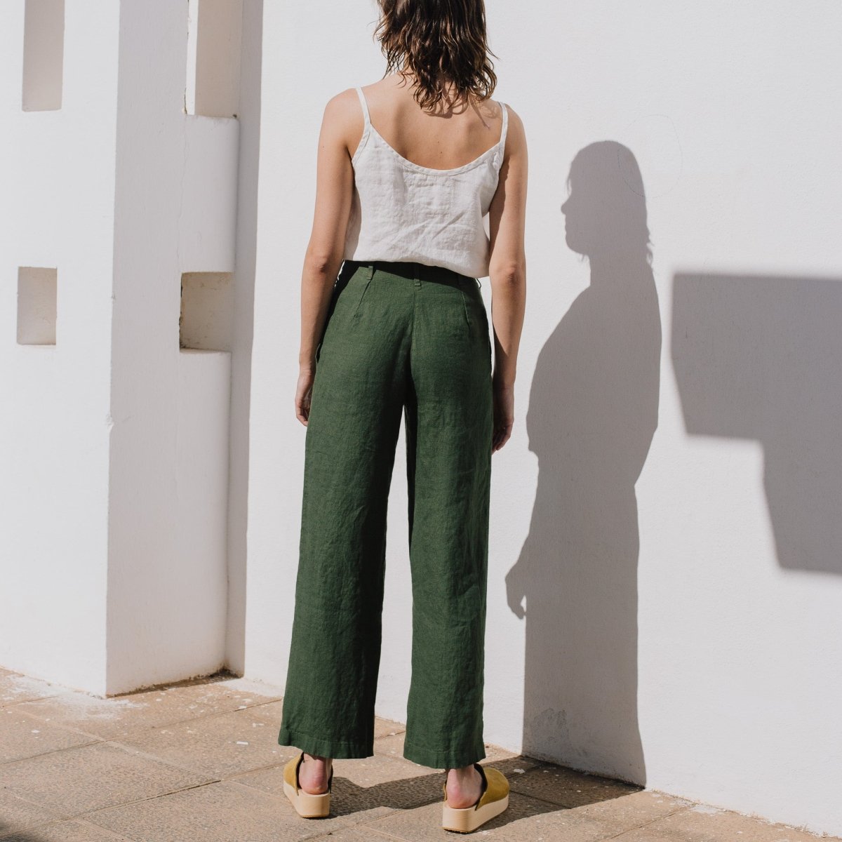 SARAH fit and flare pants – notPERFECTLINEN