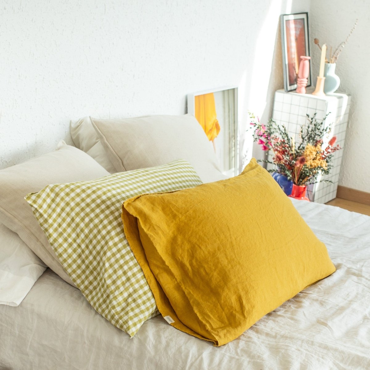 Set of 4 Pillowcases EURO SIZE (26x26 in | 65x65 cm) - notPERFECTLINEN