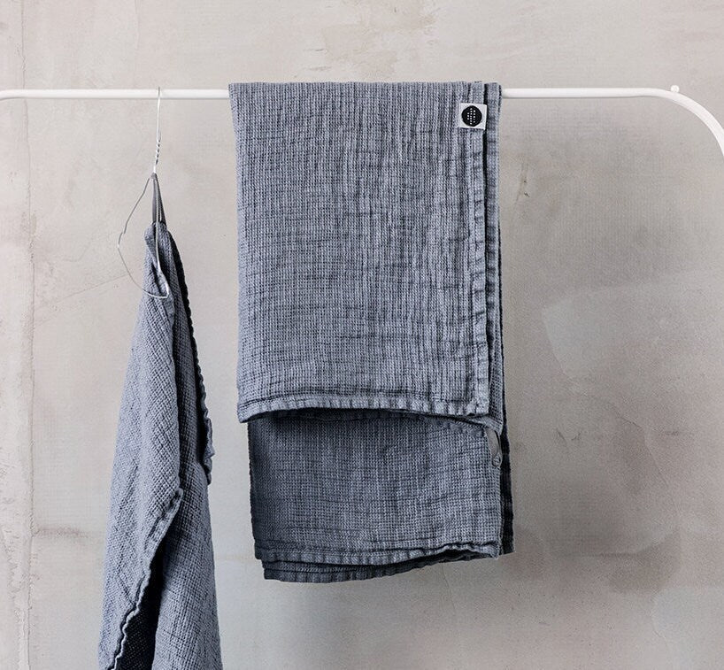 Set of HAND and BATH waffle linen towel (READY TO SHIP) - notPERFECTLINEN