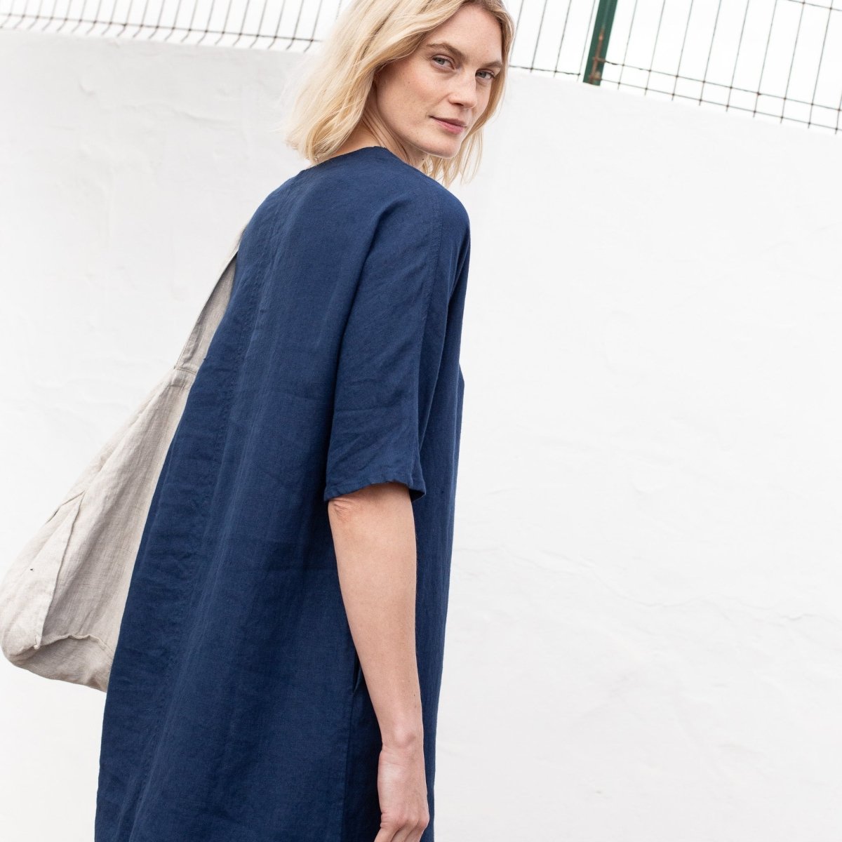 Long Linen Tunic - SEUL Beige Oversized – notPERFECTLINEN