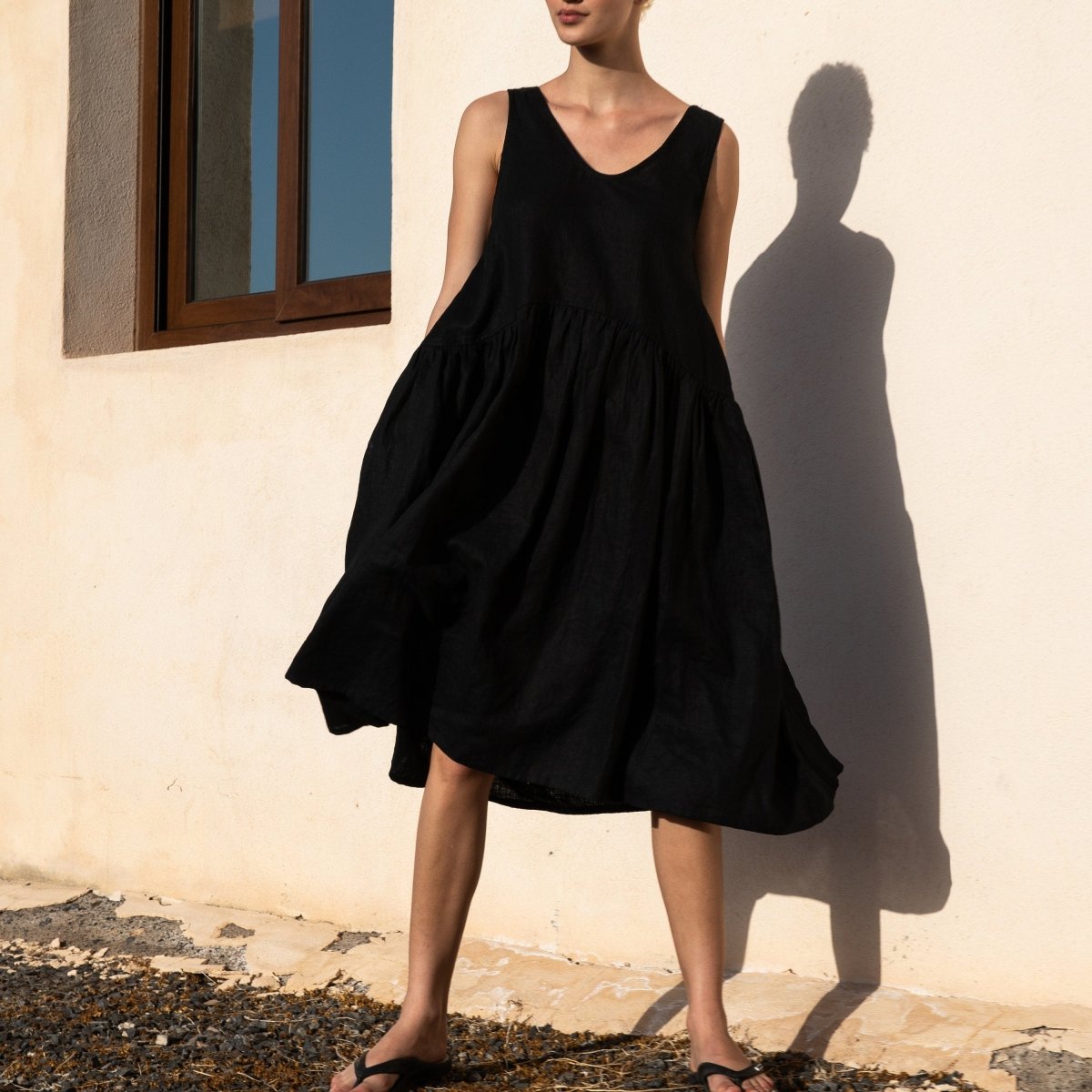 Oversized Linen Dress - VOLUME – notPERFECTLINEN